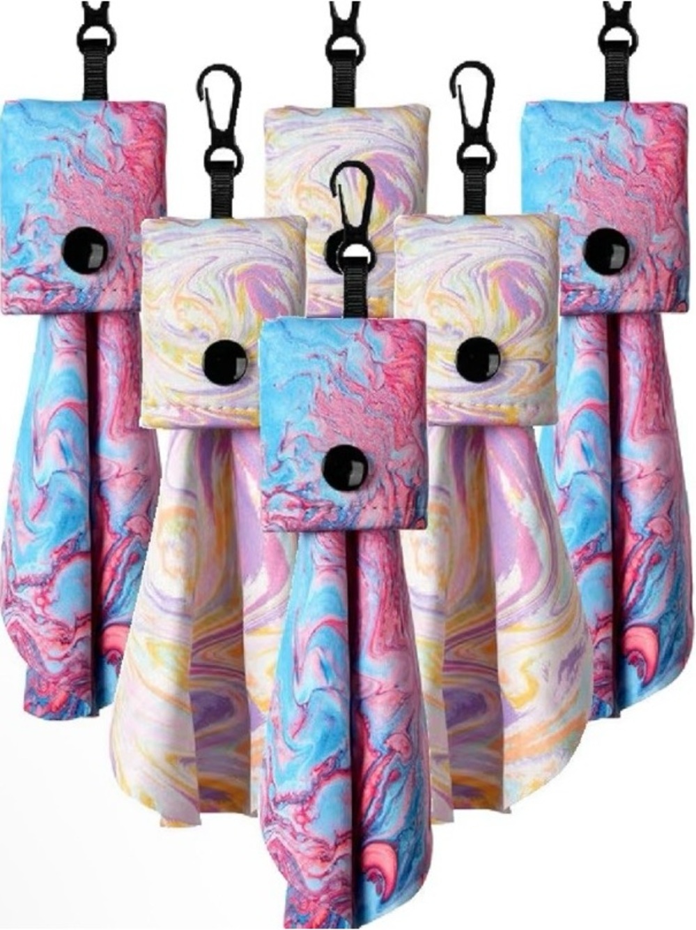 Keychain Glasses Cloth Cleaners - Super Useful & Convenient - Marble Art prints
